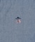 【アメリカ建国250th記念】 コットンシャンブレー　星条旗GFロゴ　オーバーサイズ　ボタンダウンシャツ　＜ウィメンズ＞