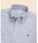 ストレッチオックスフォード　GFロゴ　ストライプ　カジュアルシャツ　Regular Fit