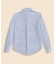 ノンアイロン　スーピマコットンストレッチ　ベンガルストライプ　ボタンダウンシャツ　Classic Fit