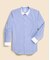 スーピマコットン　ポプリン　ゴルフカラー　クレリック　ドレスシャツ　Regular Fit