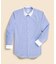 スーピマコットン　ポプリン　ゴルフカラー　クレリック　ドレスシャツ　Regular Fit