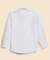 スーピマコットン　ピンストライプ　フレンチプラケット　ドレスシャツ　Regular Fit