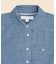 コットン　GFロゴ　シャンブレーシャツ　Classic Fit