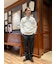 Brooks Brothers×Champion　USAコットン　ラバープリントロゴ　スウェットシャツ　Made in USA