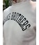 Brooks Brothers×Champion　USAコットン　ラバープリントロゴ　スウェットシャツ　Made in USA