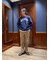 Brooks Brothers×Champion　USAコットン　ラバープリントロゴ　スウェットシャツ　Made in USA