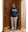 Brooks Brothers×Champion　USAコットン　ラバープリントロゴ　スウェットシャツ　Made in USA