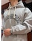 Brooks Brothers×Champion　USAコットン　ラバープリントロゴ　フーデッド　スウェットシャツ　Made in USA
