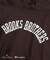 Brooks Brothers×Champion　USAコットン　ラバープリントロゴ　フーデッド　スウェットシャツ　Made in USA