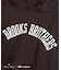 Brooks Brothers×Champion　USAコットン　ラバープリントロゴ　フーデッド　スウェットシャツ　Made in USA