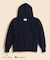 Brooks Brothers×Champion　USAコットン　ラバープリントロゴ　フーデッド　スウェットシャツ　Made in USA