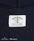 Brooks Brothers×Champion　USAコットン　ラバープリントロゴ　フーデッド　スウェットシャツ　Made in USA