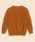 シェットランドウール　サドルショルダー　クルーネックセーター　Made in UK