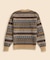 ブリティッシュウール　フェアアイル　クルーネックセーター　Made in England