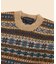 ブリティッシュウール　フェアアイル　クルーネックセーター　Made in England