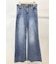 カットオフ ワイド デニム ブリーチ WJ087