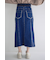 スウェットスカート ネイビー W163-1