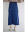 スウェットスカート ネイビー W163-1