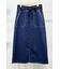 スウェットスカート ネイビー W163-1