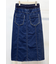 スウェットスカート ネイビー W163-1