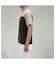 【Men's】切り替え半袖モックネック