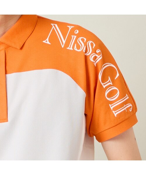 lotto ポロシャツ オレンジ/ホワイト 3 BLIND lotto ポロシャツ オレンジ/ホワイト 3 BLIND トムス ドライポロシャツ