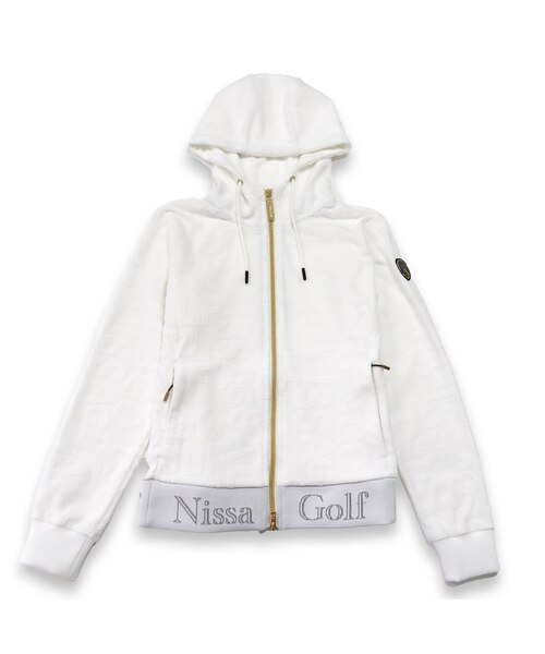 ニッサゴルフ　パーカー　フーディー　nissagolf レディース】パイルジャカードパーカー｜ニッサゴルフの通販｜&mall