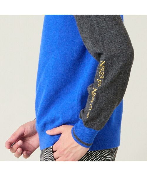 メンズ】多色展開カシミヤニットセーター｜ニッサゴルフの通販｜&mall