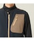 【メンズ】裏フリース×ナイロン布帛ベスト