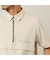 【Men's】【セットアップ可】【接触冷感／UVカット／撥水】ハーフZIPシャツ