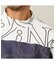 【Men's】【接触冷感／吸湿速乾】ロゴプリントモックネック