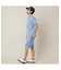 【Men's】【接触冷感／UVカット／撥水】パンチングショートパンツ