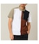 【Men's】カラーブロック半袖シャツ