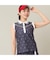 【Women's】【セットアップ可】マリーンプリントノースリーブ