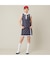 【Women's】【セットアップ可】マリーンプリントノースリーブ