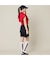 【Women's】【吸水速乾】ラッフルスリーブプルオーバー