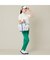 【Women's】【ストレッチ】サイドプリントパンツ