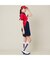 【Women's】【吸水速乾】マリーンフラッグポロワンピース