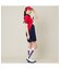 【Women's】【吸水速乾】マリーンフラッグポロワンピース