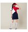 【Women's】【吸水速乾】マリーンフラッグポロワンピース