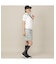 【Women's／吸水速乾／UVカット／接触冷感】ロゴ編み半袖ポロシャツ