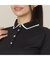 【Women's／吸水速乾／UVカット／接触冷感】ロゴ編み半袖ポロシャツ