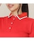 【Women's／吸水速乾／UVカット／接触冷感】ロゴ編み半袖ポロシャツ