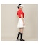 【Women's／吸水速乾／UVカット／接触冷感】ロゴ編み半袖ポロシャツ