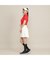 【Women's／吸水速乾／UVカット／接触冷感】ロゴ編み半袖ポロシャツ