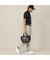 【Men's／吸水速乾／UVカット／接触冷感】立体ロゴ半袖ポロシャツ