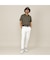 【Men's／吸水速乾／UVカット／接触冷感】立体ロゴ半袖ポロシャツ