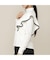 【Women's】フリルモックネック