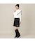 【Women's】フリルモックネック
