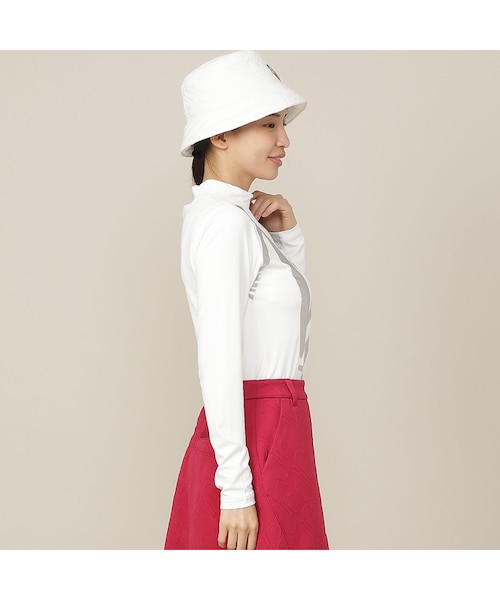 Women's】ロゴプリントモックネック｜ニッサゴルフの通販｜&mall